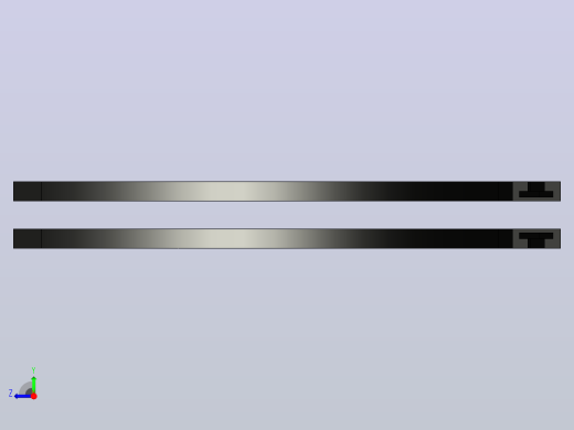 ZWGD-1873-K325-TA60-R1000-N1-C1转弯轨道(无轴承)右视缩略图