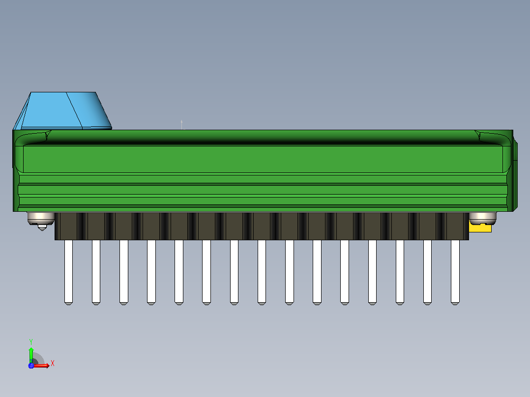 Arduino nano 保护壳前视图