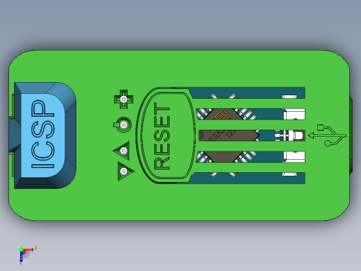 Arduino nano 保护壳俯视缩略图