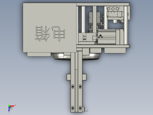 G19汽车眼镜盒装配工装俯视缩略图