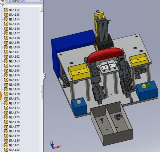 G19汽车眼镜盒装配工装缩略图