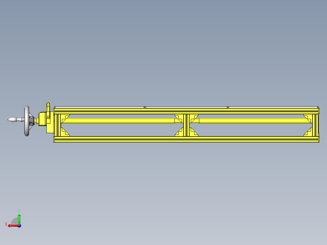 工件输送机1后视图