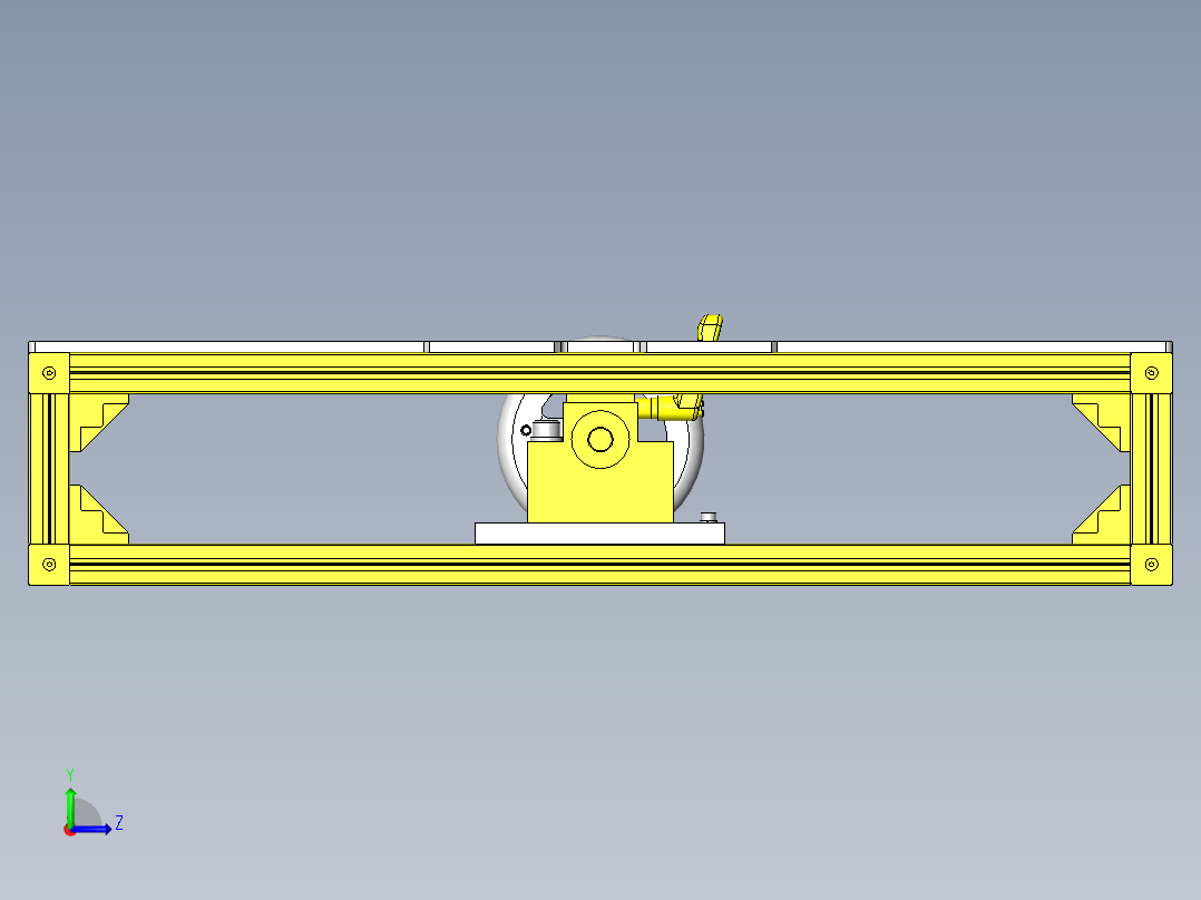 工件输送机1左视图