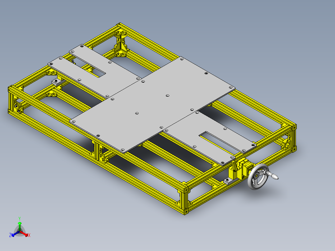 工件输送机1正等轴测图