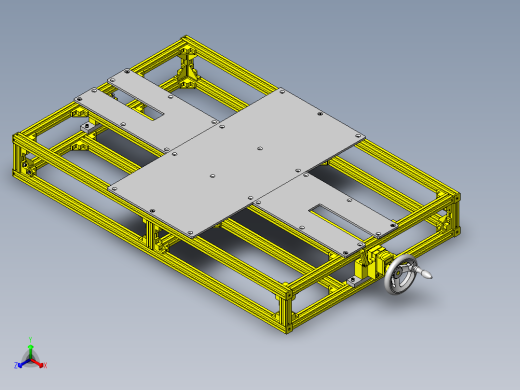工件输送机1正等轴测缩略图