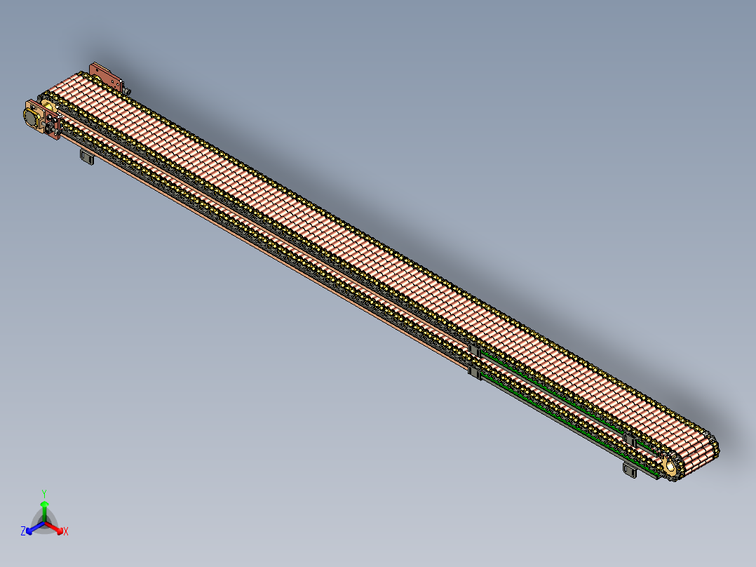 链板输送机3D模型（2）