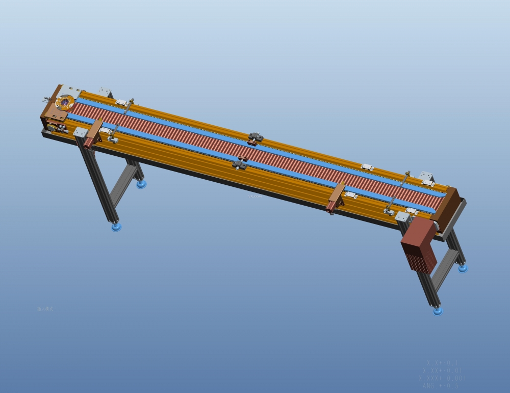 链板输送机3D模型（2）