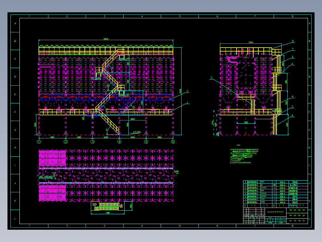 NLCM16200型低压脉冲袋式除尘器全套CAD图纸