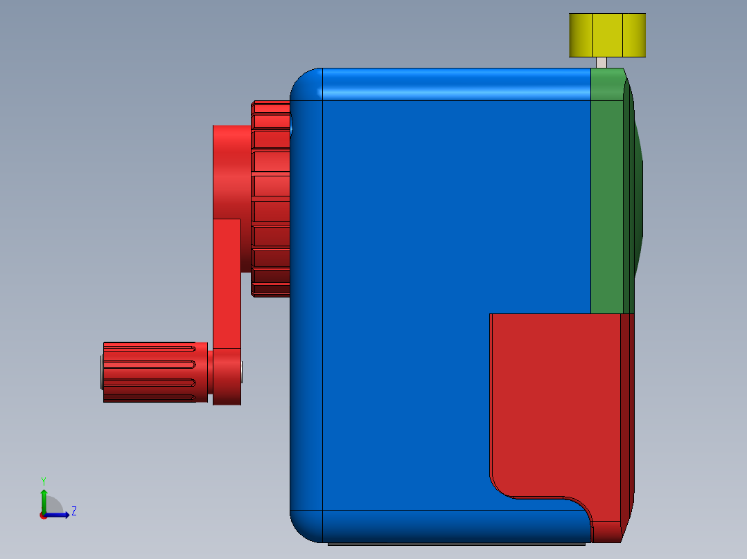 削铅笔机02左视图