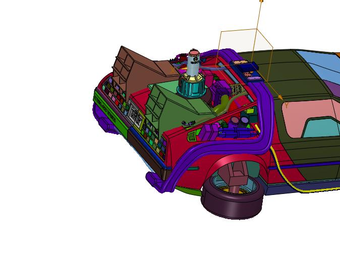 四车轮四螺旋桨轮翼飞行汽车