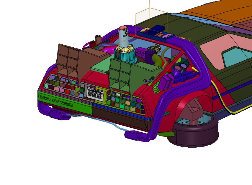 四车轮四螺旋桨轮翼飞行汽车