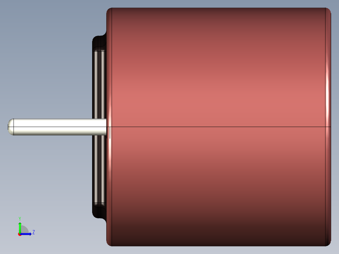 径向引线保险丝TR5，直径8.5毫米x高8毫米，间距5.08毫米左视图
