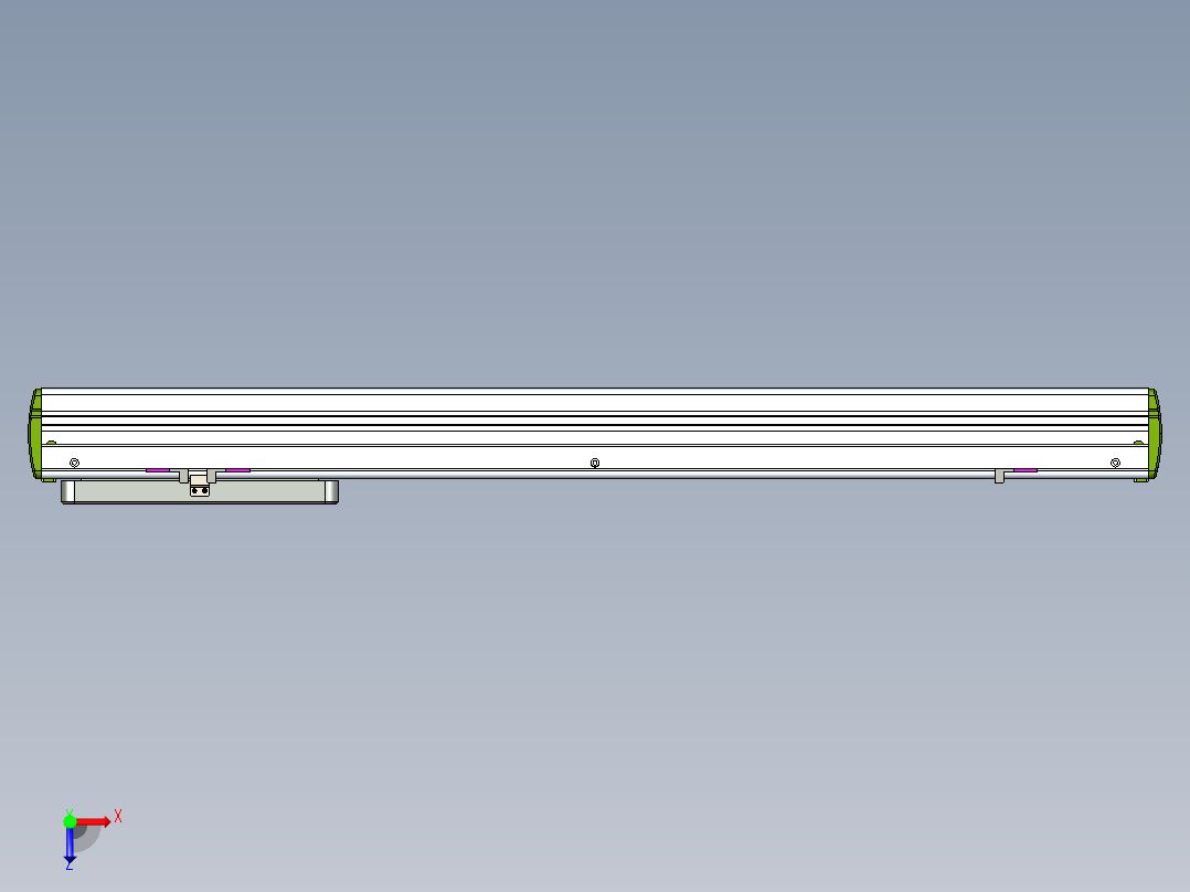 威洛博LC系列3d模型模组LC14S2Y-S600俯视图