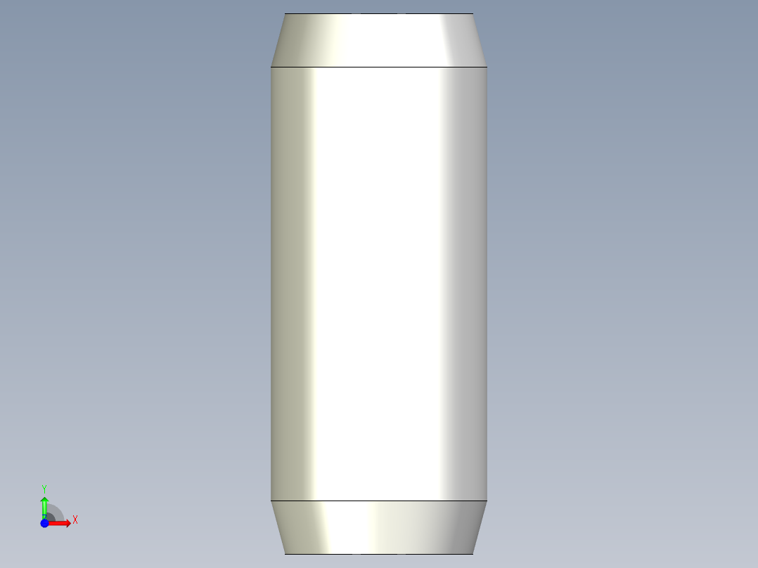 固定梢(有牙) MSTM-3D多系列多零件图纸模型前视图