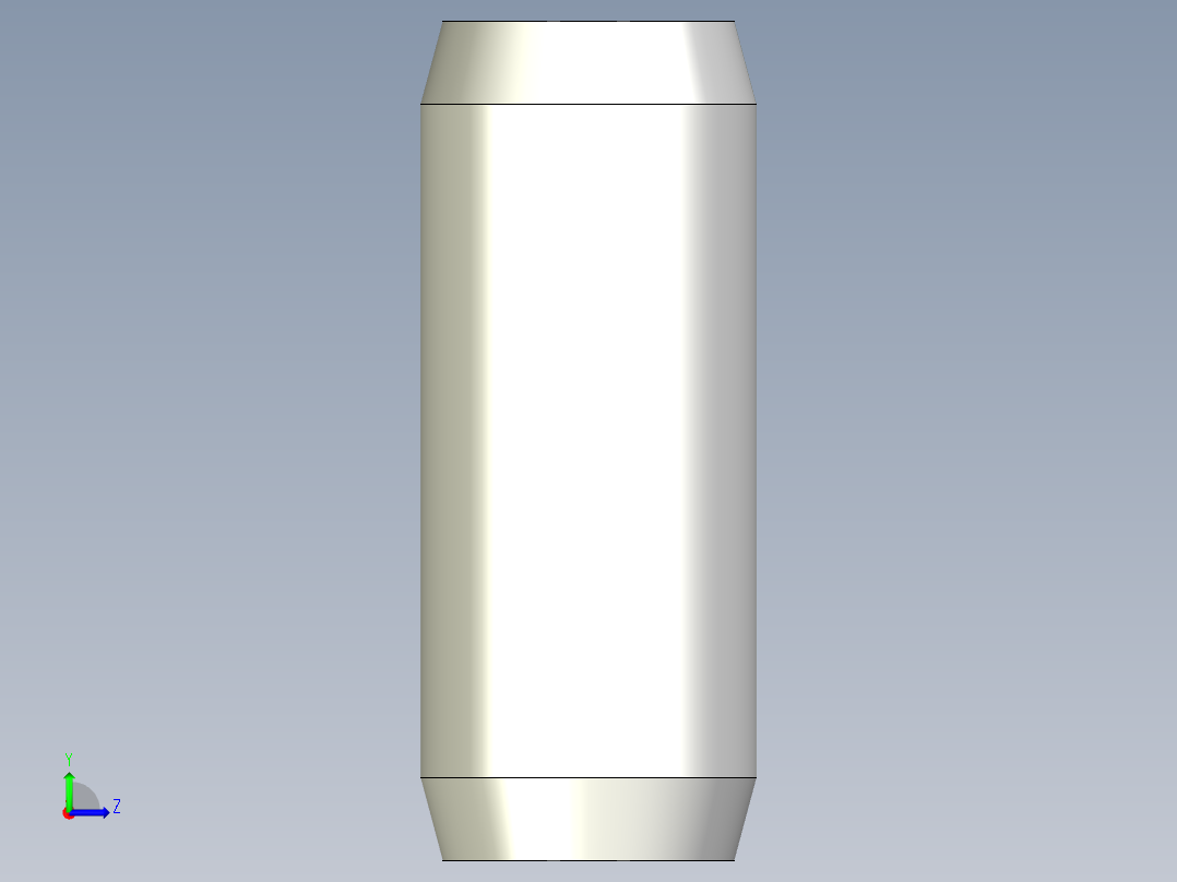 固定梢(有牙) MSTM-3D多系列多零件图纸模型左视图