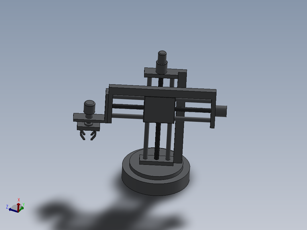 三自由度机械手SolidWorks模型952376==30