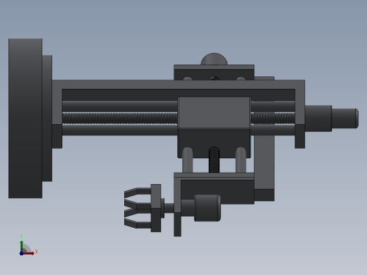 三自由度机械手SolidWorks模型952376==30前视缩略图