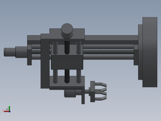 三自由度机械手SolidWorks模型952376==30后视缩略图