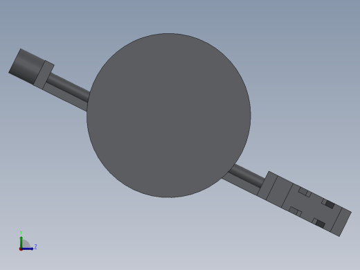 三自由度机械手SolidWorks模型952376==30左视缩略图