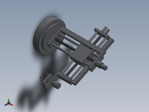 三自由度机械手SolidWorks模型952376==30正等轴测缩略图