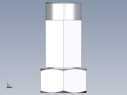 卡套式工业通用硬管接头EO_Swivel_nut_run_tee_EL25SOMD71左视缩略图