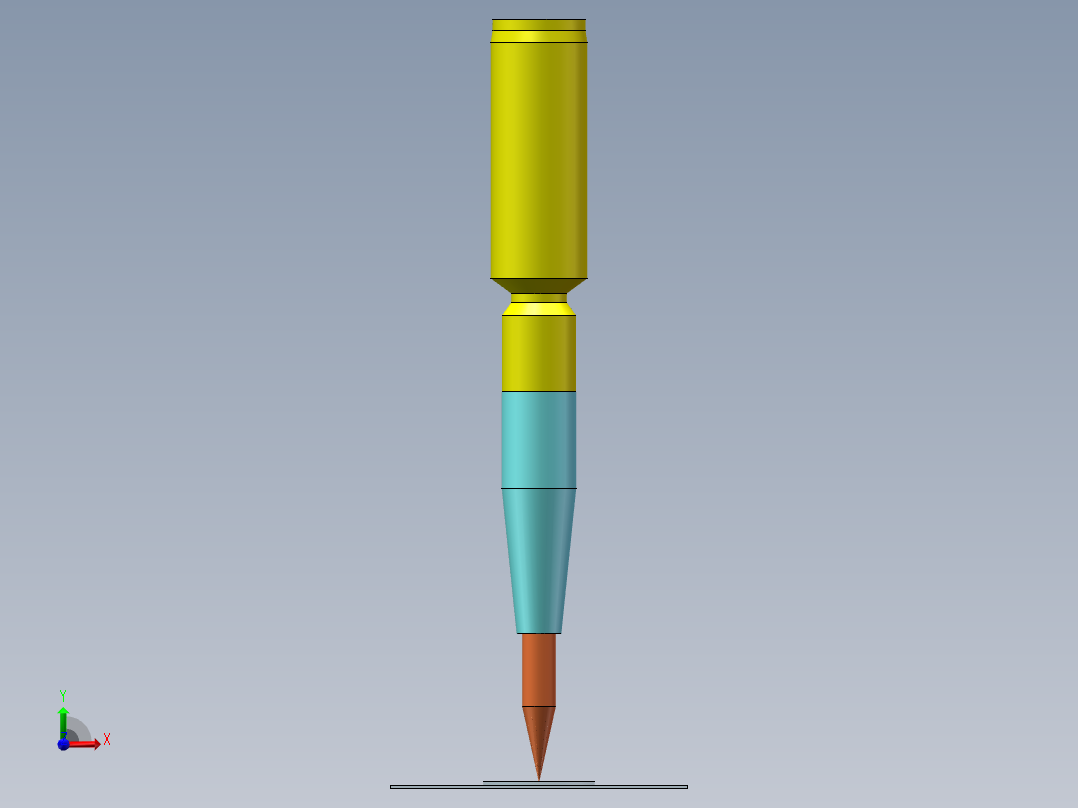 上弹簧机构前视图