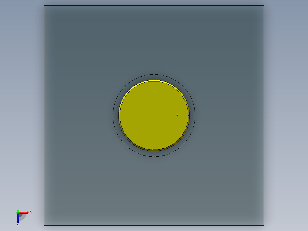 上弹簧机构俯视图