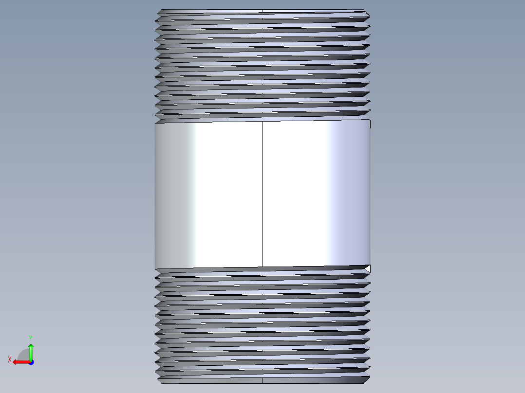 聚氯乙烯配件33-Sch80_Nipple_MPTxMPT_861-296_2.5in x 5in后视图