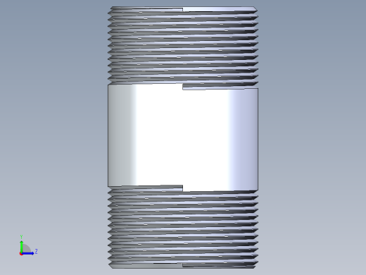 聚氯乙烯配件33-Sch80_Nipple_MPTxMPT_861-296_2.5in x 5in左视缩略图