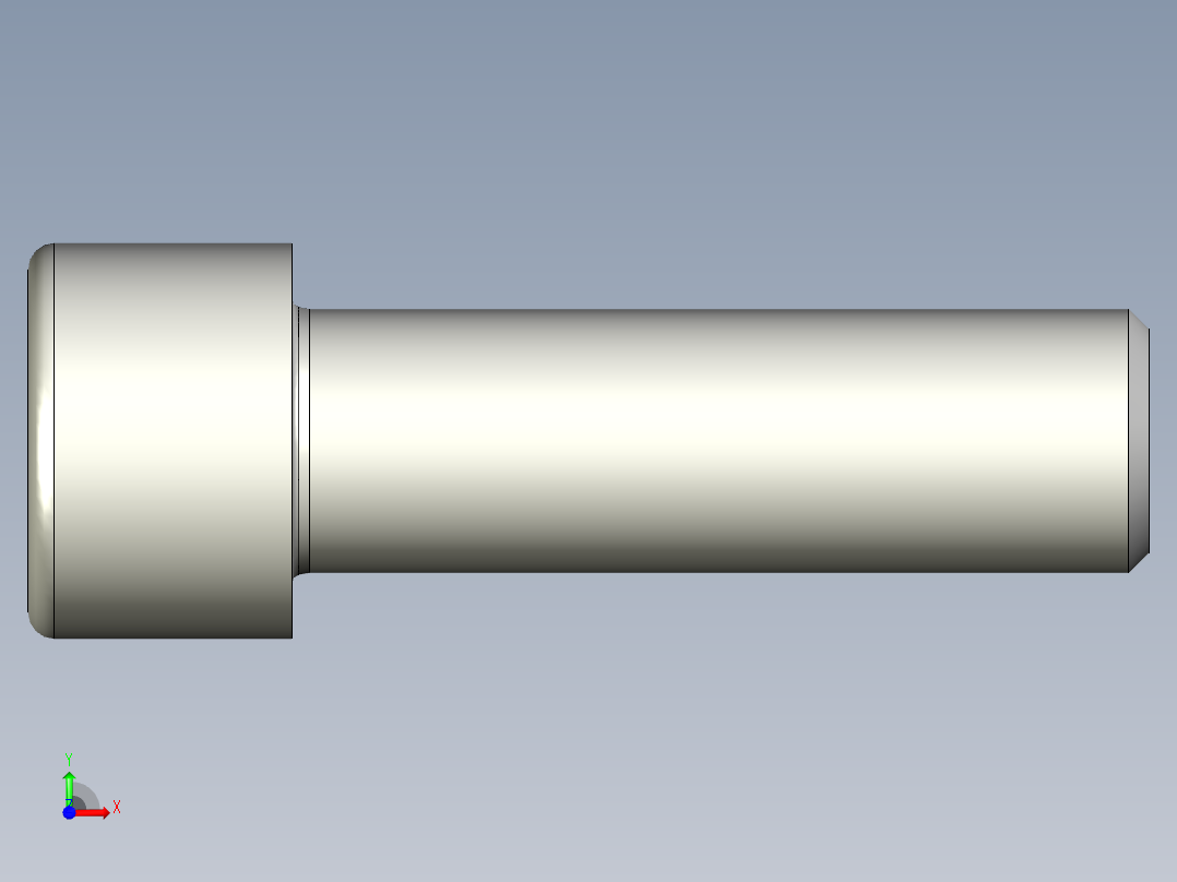螺钉-DIN_912-M20x65.stp前视图