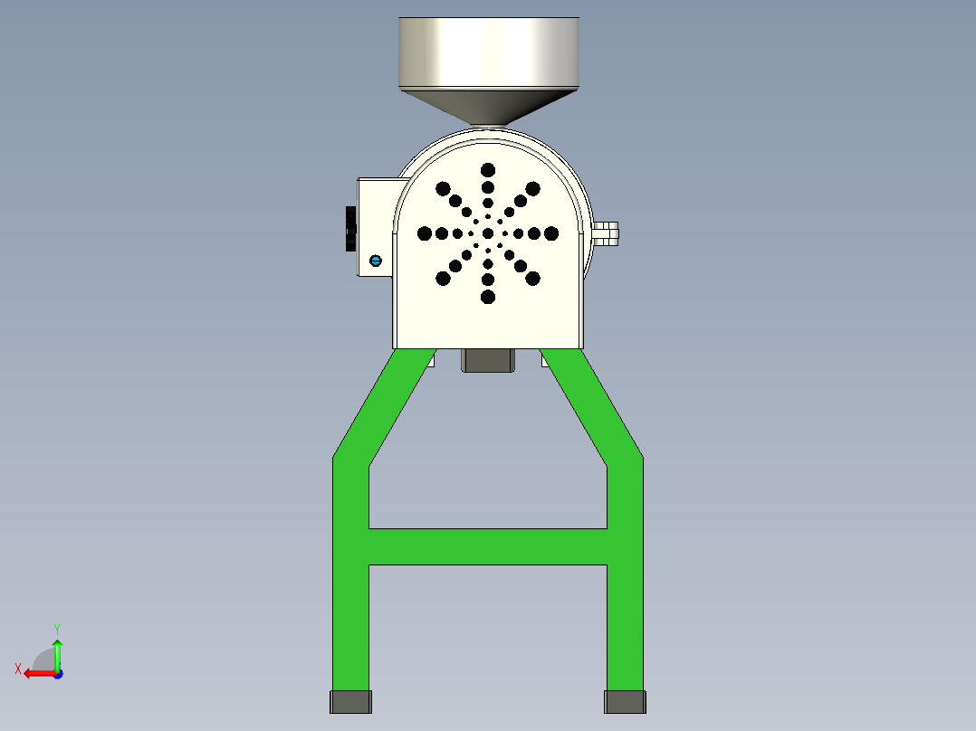 碾米机electric-grinding-machine-INV后视图
