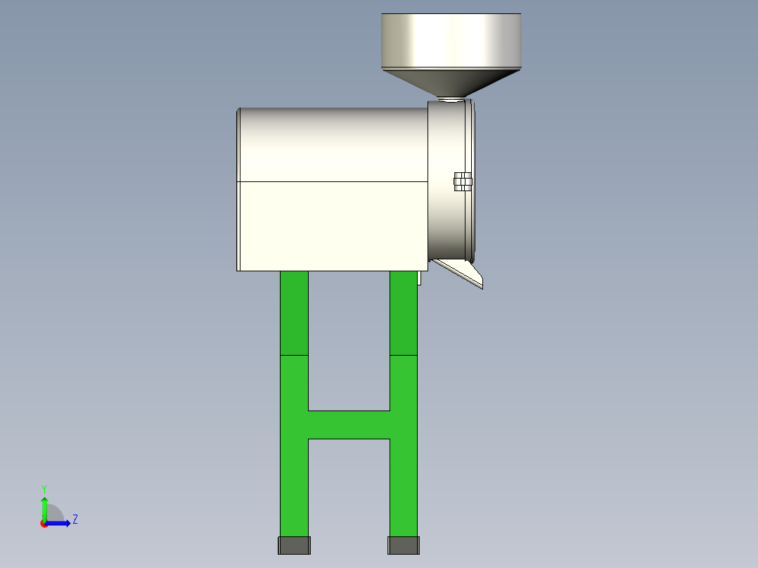 碾米机electric-grinding-machine-INV左视图