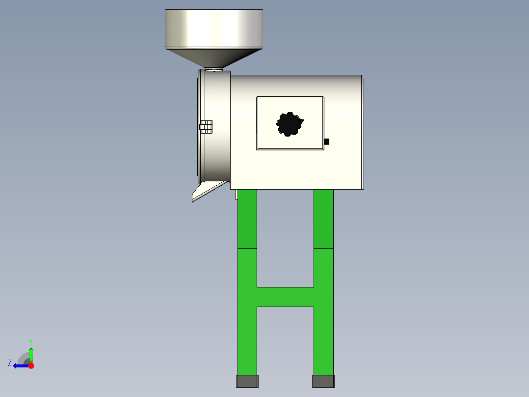 碾米机electric-grinding-machine-INV右视图