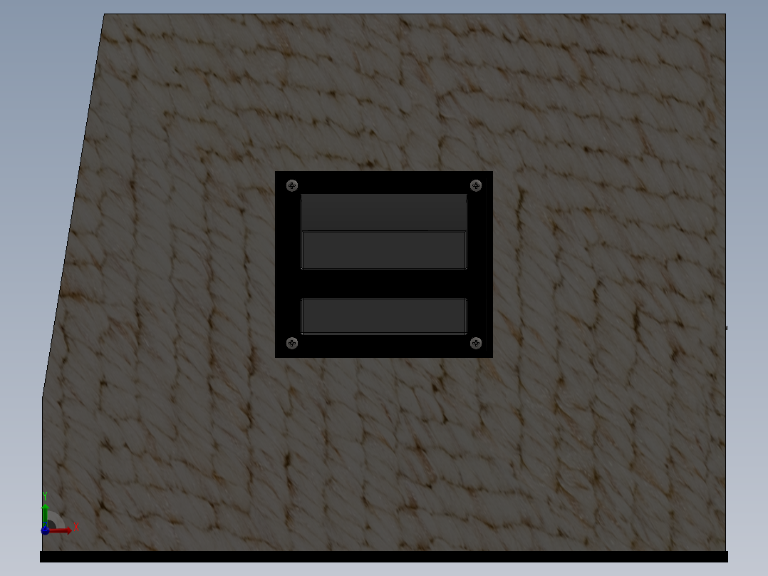 超低音音箱前视图