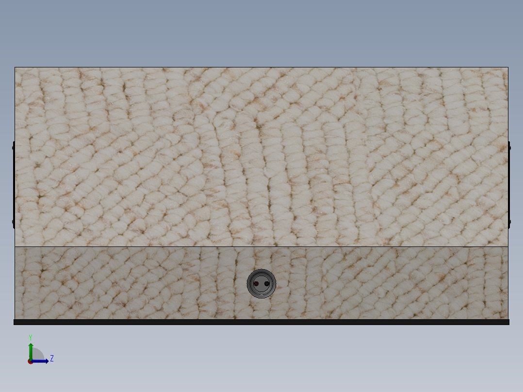 超低音音箱左视图