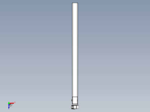 同步带全封闭直线模组TPA-HCB-105D-90-L1700-RP-Y-P20-N3俯视缩略图