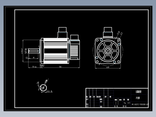 电机MS-110STE-T05030B-21P5