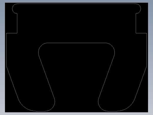型材-BR 6 SLOT RUBBER INFILL PROFILE KJN542435.DXF