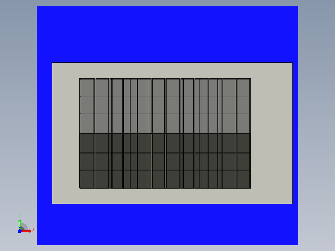 A型框架房屋前视图