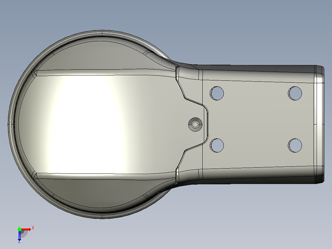 55-75-15090°箱体连接器.STEP俯视图