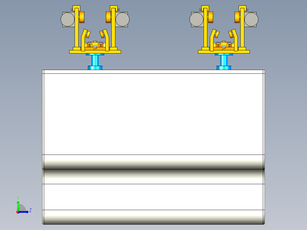 第五代车左视图