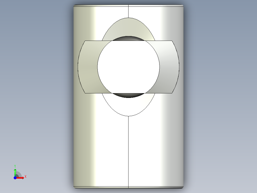 型材-BR 10-10 90_QUICK CONNECTOR KJN535633前视图