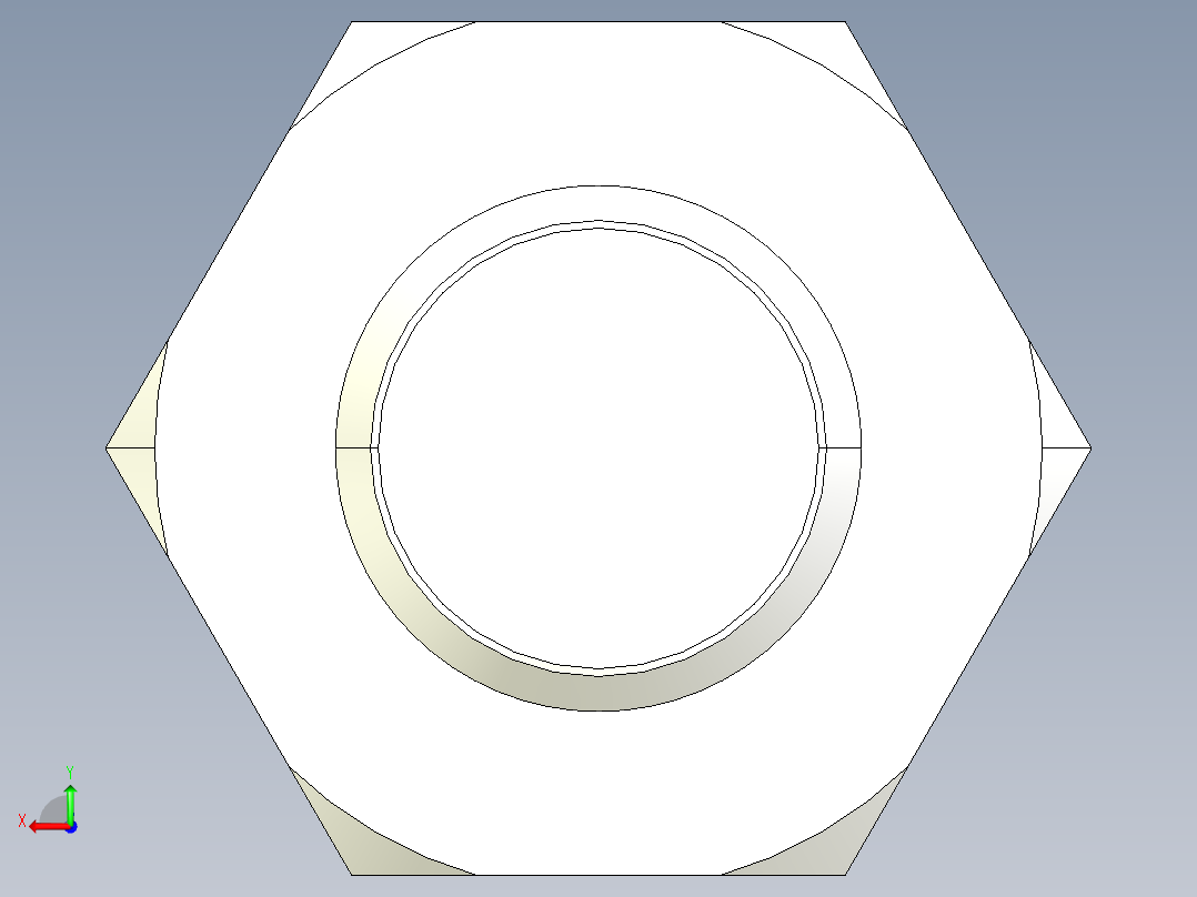 定位配件2268(A)多系列多零件图纸模型后视图