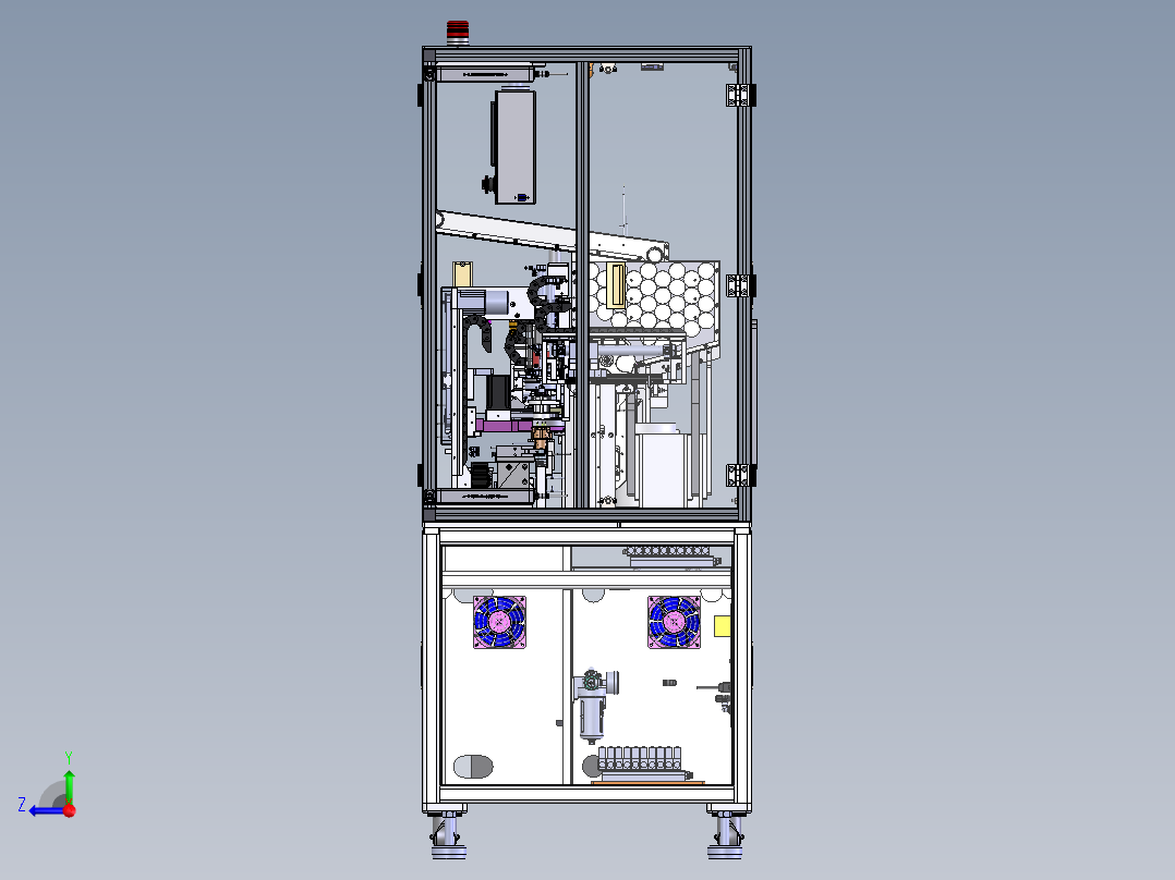 行星齿轮组装机sw14可编辑右视图