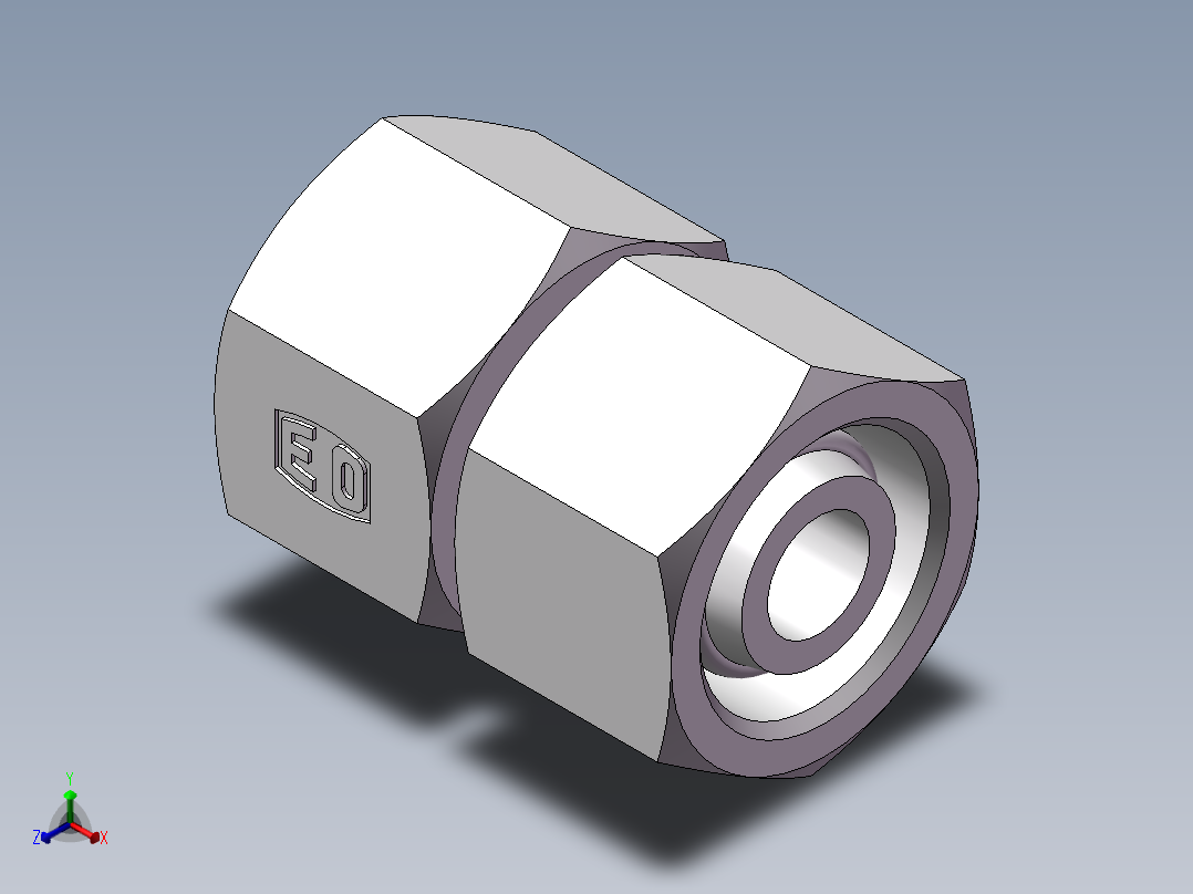 3C+3D 组合接头、3D-22正等轴测图