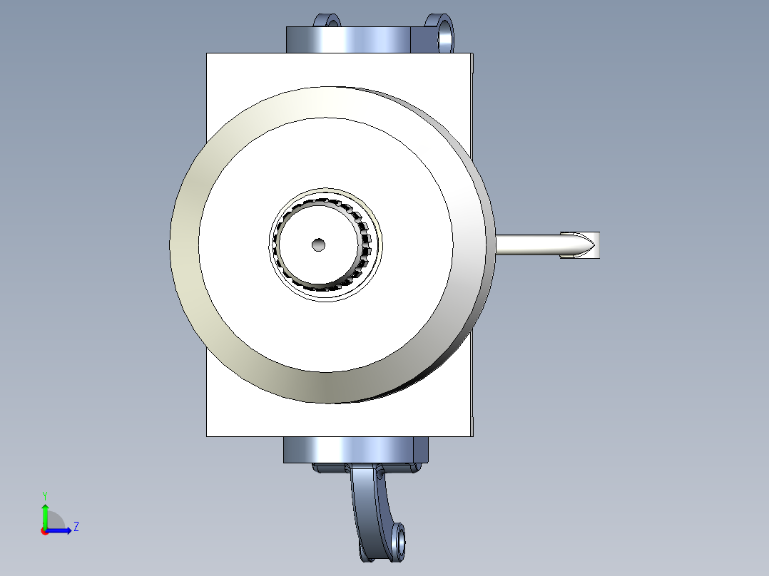 汽车尾翼(24)左视图