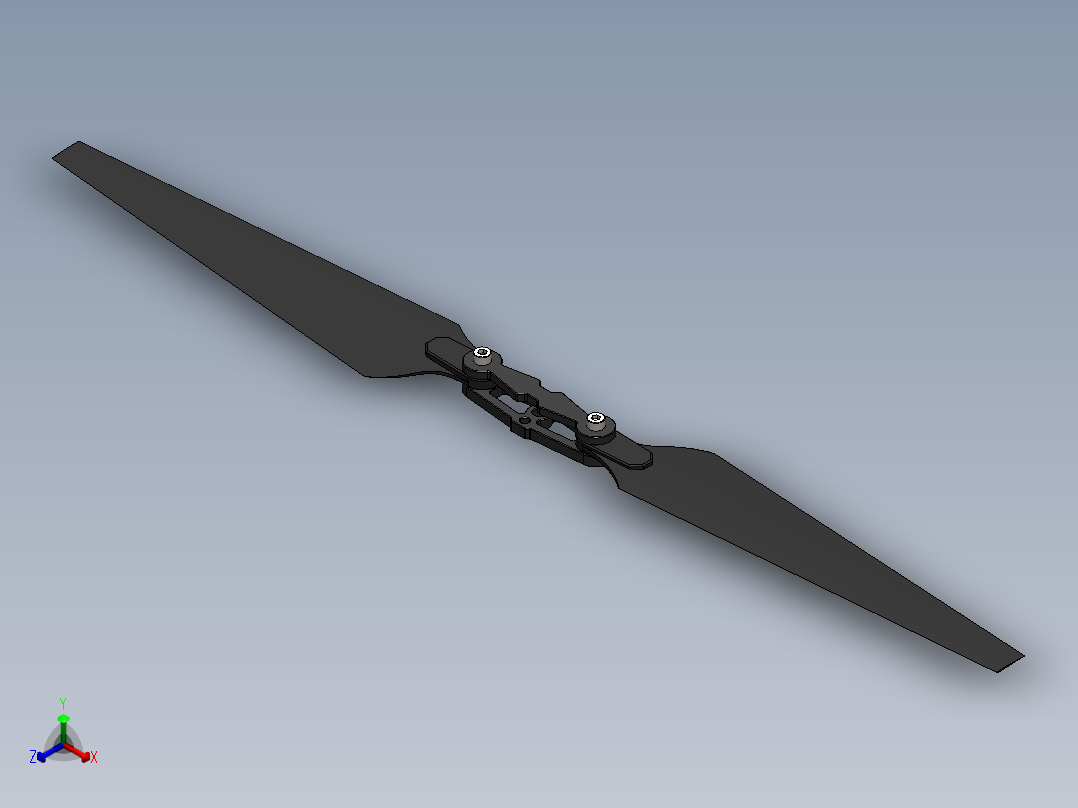 螺旋桨(120)正等轴测图