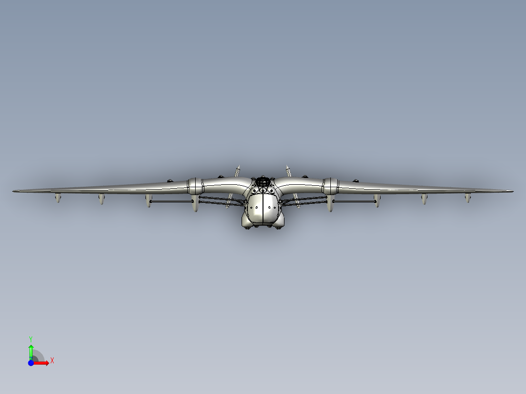 A2004350-《风之谷》中托梅基安运输机前视图