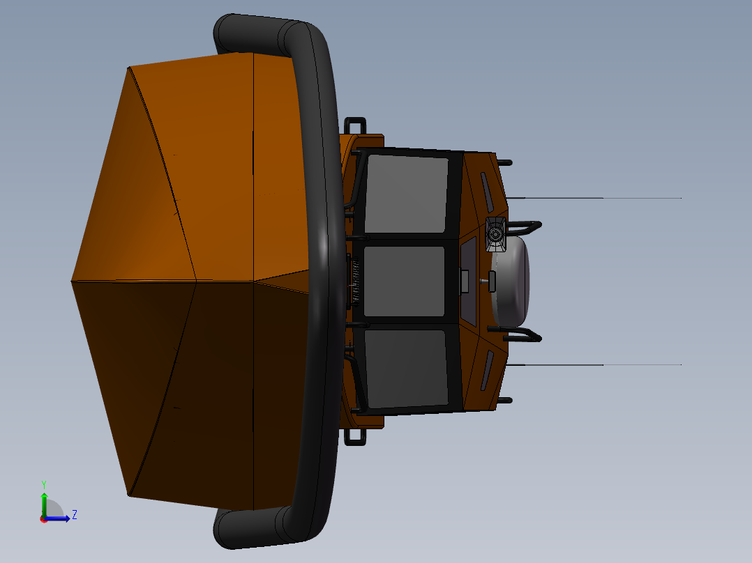 营救艇救生艇模型 224410左视图
