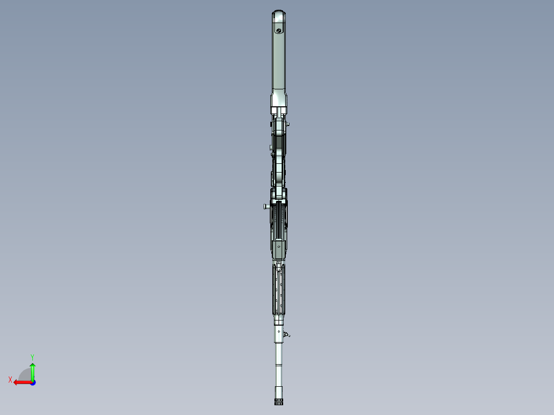 手枪左轮冲锋枪老式狙击步枪设计3D图纸sturmgewehr-44-1 6 STP IGS X_T后视图